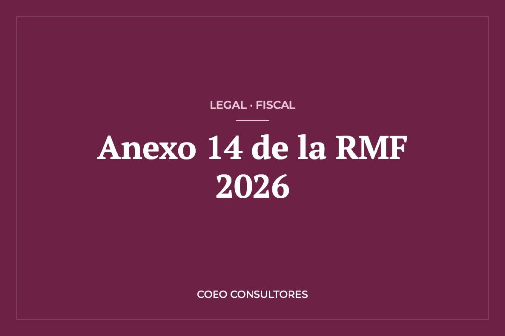 Anexo 14 de la RMF 2026: listado oficial de donatarias autorizadas – COEO Consultores